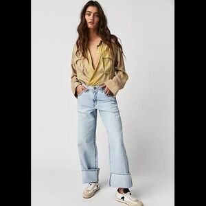 One Teaspoon Lowrider Wide-Leg Jeans